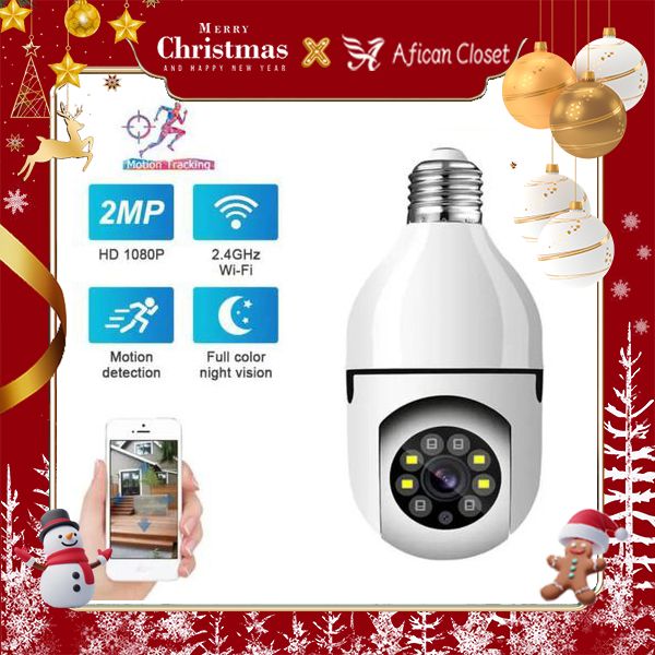 LKN53 1080p 360° HD Bulb Light Wireless WIFI Surveillance Camera