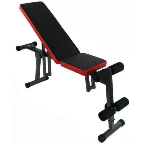 Adjustable Workout Exercise Bench - Black