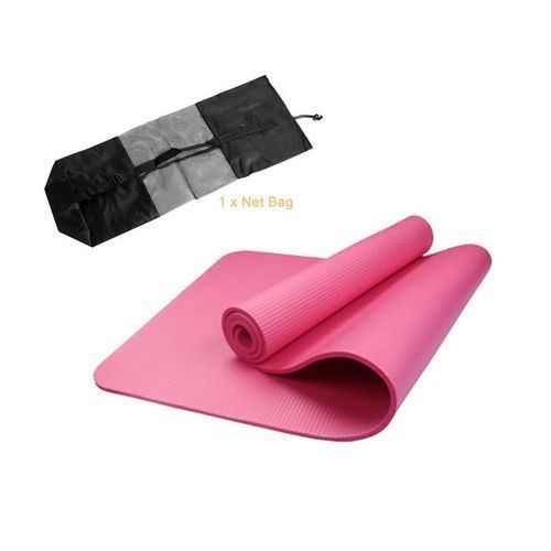 Extra Thick High Density Anti-Tear Exercise Yoga Mat Pink