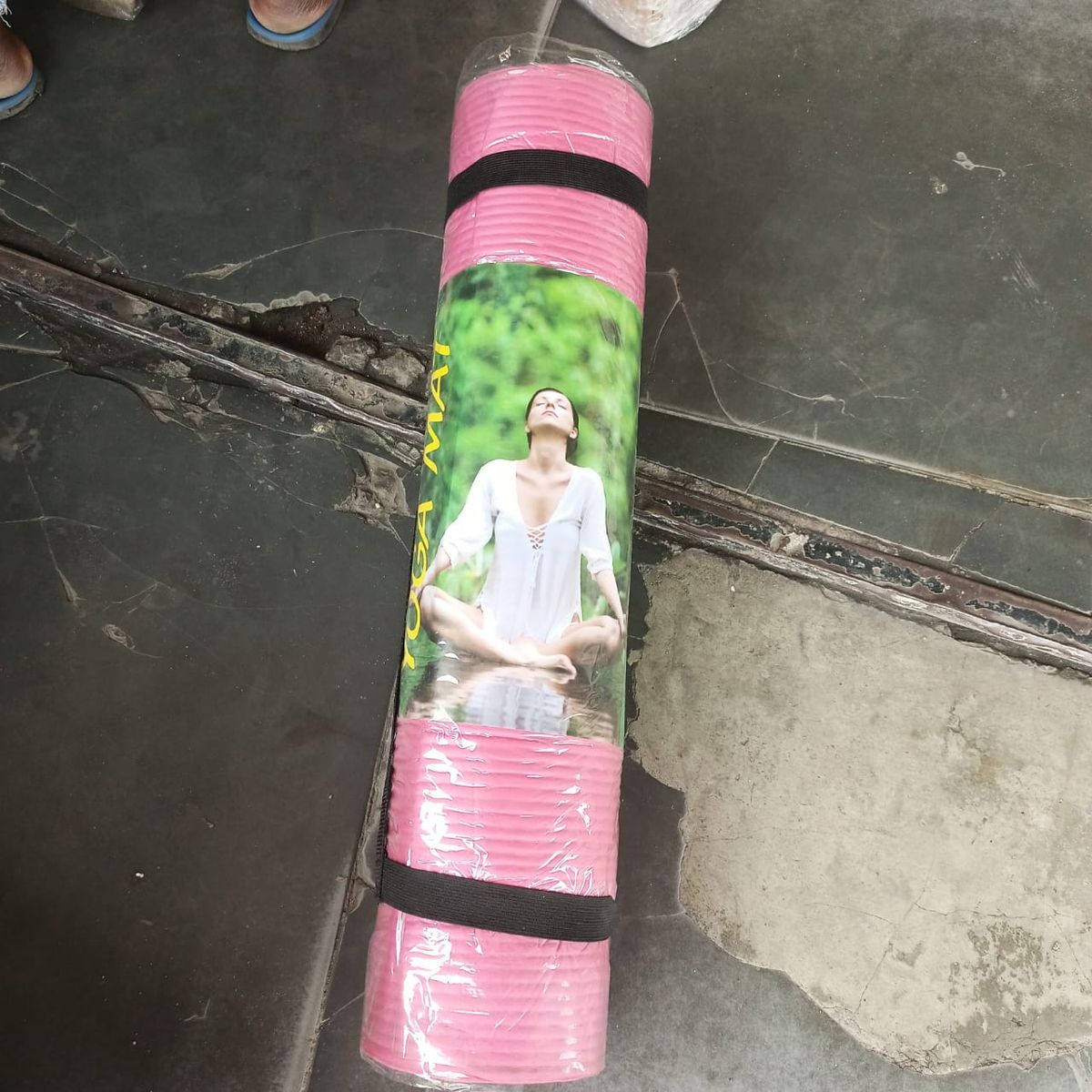Extra Thick Exercise Yoga Mat With Carrying Strap