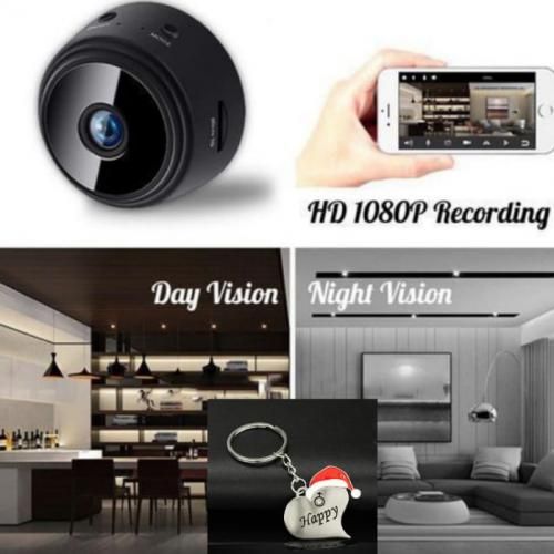 SPY Camera For Security Mini Digital Camera Cctv Wireless With Free Keyholder