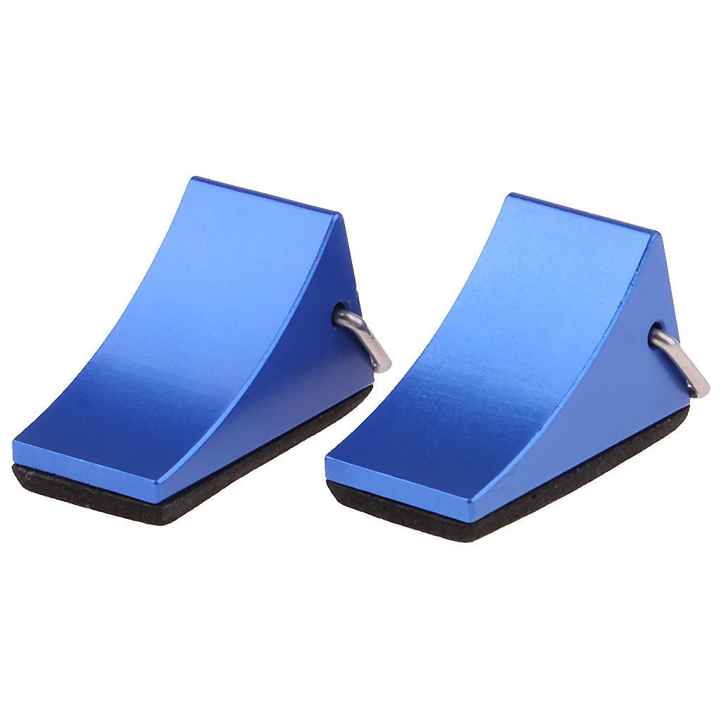 2pcs 1/10 Scale Wheel Stop Tire Chocks Wedge For RC Truck Crawler