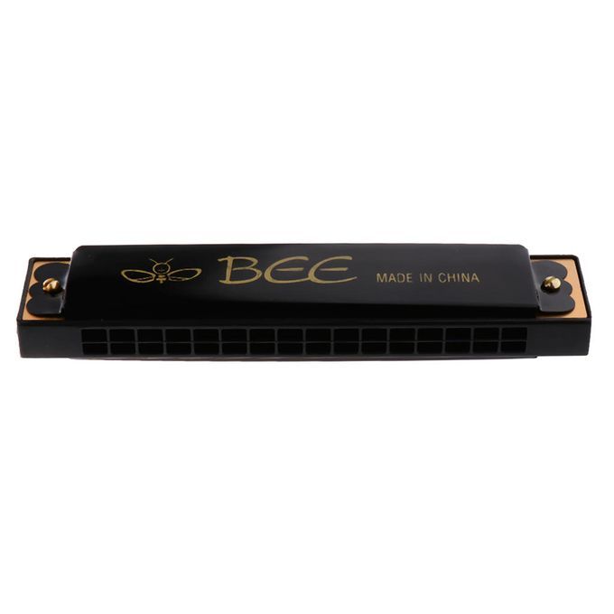 16 Holes C Key Tremolo Harmonica Mouth Organ Musical Instrument Black
