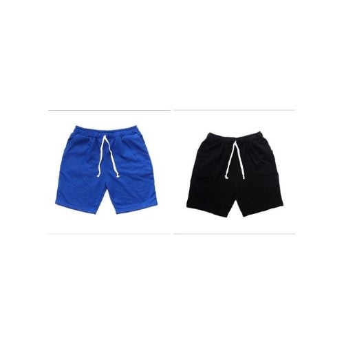 Fitness Shorts -Black And Blue -2Pieces