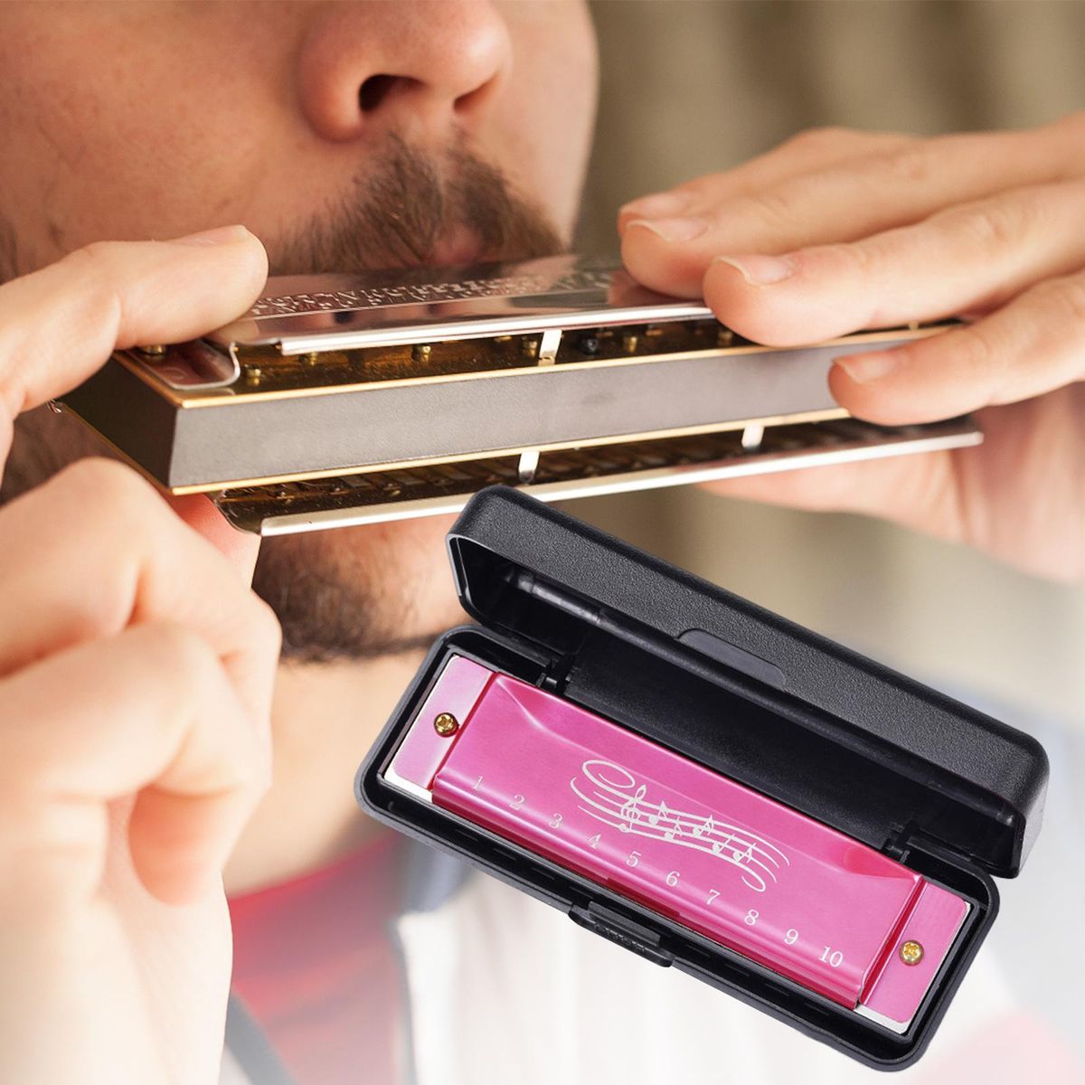 Mouth Organ Early Education 20 Tone Kids Harmonica For