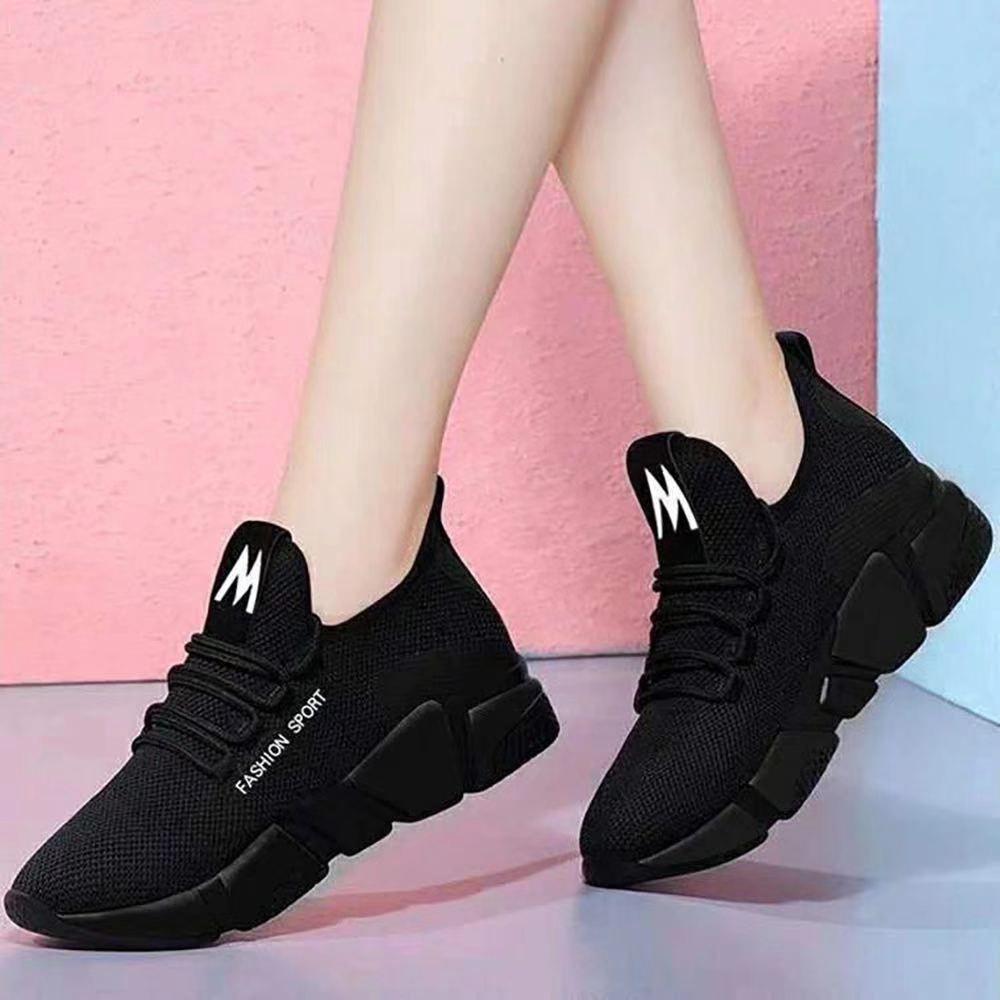 Air Mesh Breathable Ladies Footwear Women Flat Sneakers