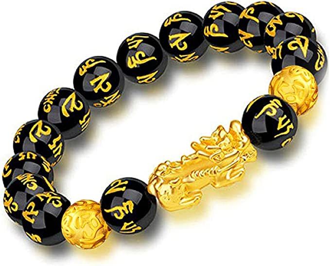 Feng Shui Black Obsidian Wealth Bracelet