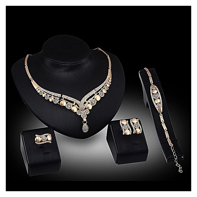 Set Of Jewelry 4in1 - Necklace, Ring, Bracelet & Earring