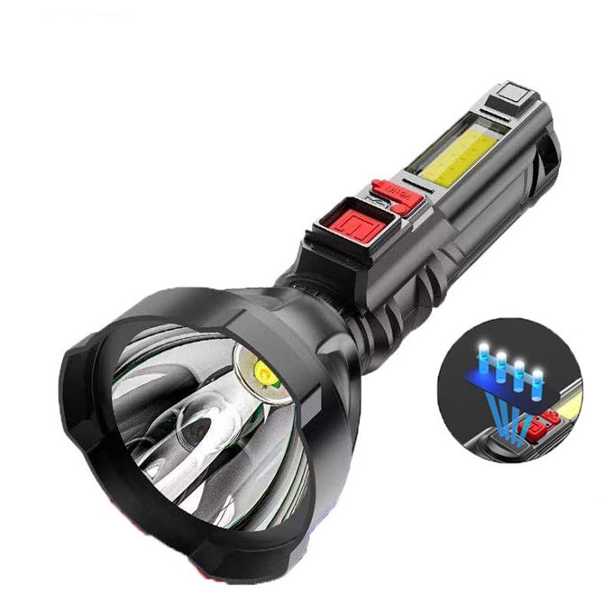 Solar Rechargeable LED Handheld Torch