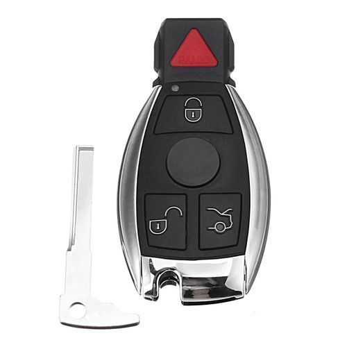 3+1 Buttons Fob Keyless Entry Remote Key For Mercedes-Benz