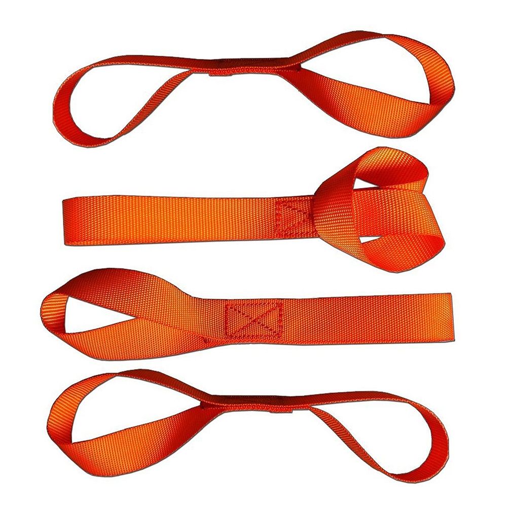 4pcs Newest Orange Universal Soft Loop Motorcycle Tie Down Ss For Motocross Motorbike ATV Dirt Bike