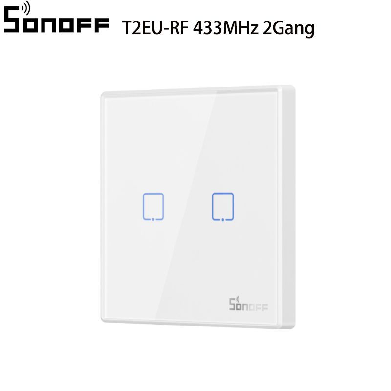 SONOFF T2EU-RF 86 Type Smart Wall Switch Panel 1/2/3 Gang