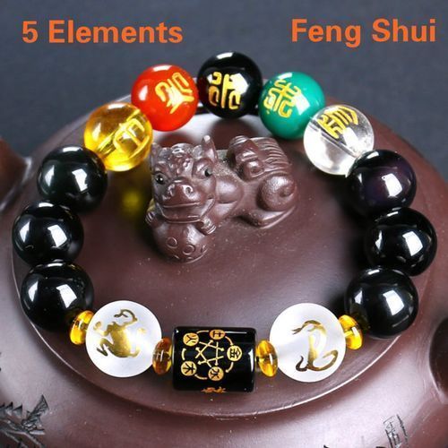 5 Elements Feng Shui Beads Talisman Luck Amulet Bracelet