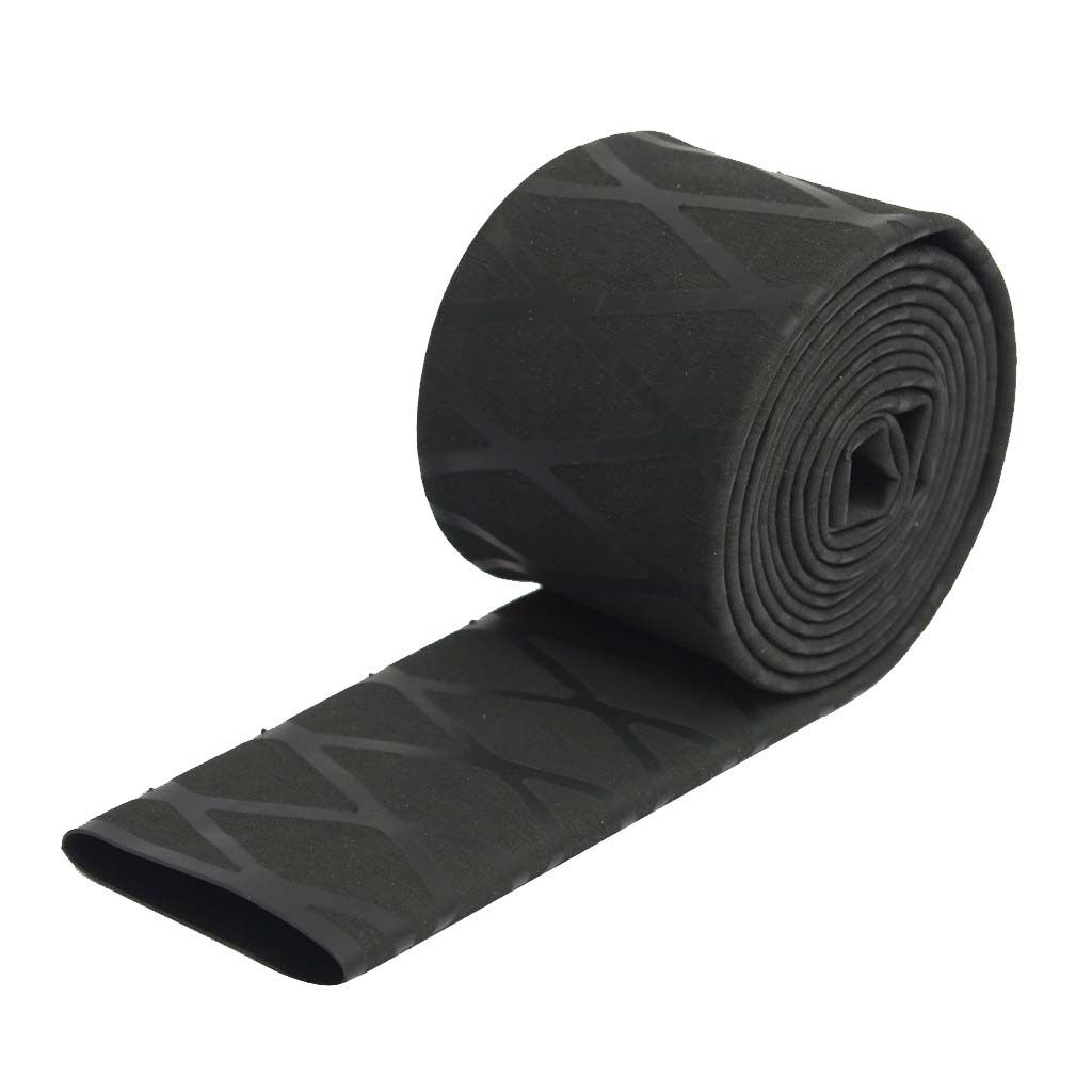 Silicone Rubber Heat Shrink Wrap Tube Non Slip  Rod 35mm Black
