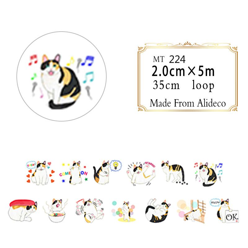 10 Pcs Washi Tapes DIY Japanese Paper Cartoon Teenage Life
