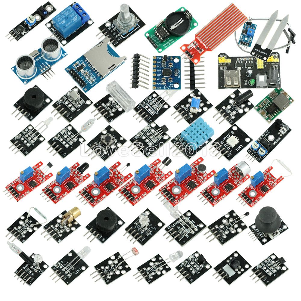 45 In 1 Sensors Modules Starter Kit For Arduino UNO R3 Mega 2560 Nano Better Than 37in1 Sensor Kit 37 In 1 Sensor Kit Diy Kit