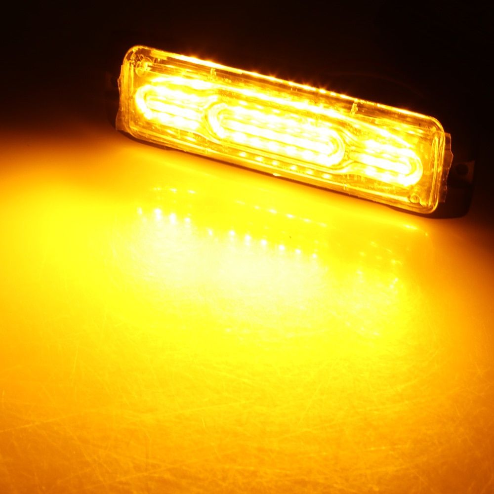 Emergency Ambulance Strobe Light 16 Modes Flashing Lighting 12W Pickup Trucks LED Side Warning