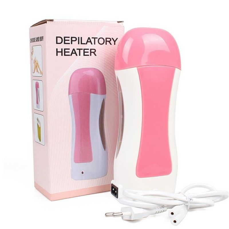 Roll On Wax Heater Set Melt Depilation Hair Removal Machine Warmer Depilation Tool Kit Depilatory Wax Strip Wax Heater Machine 2