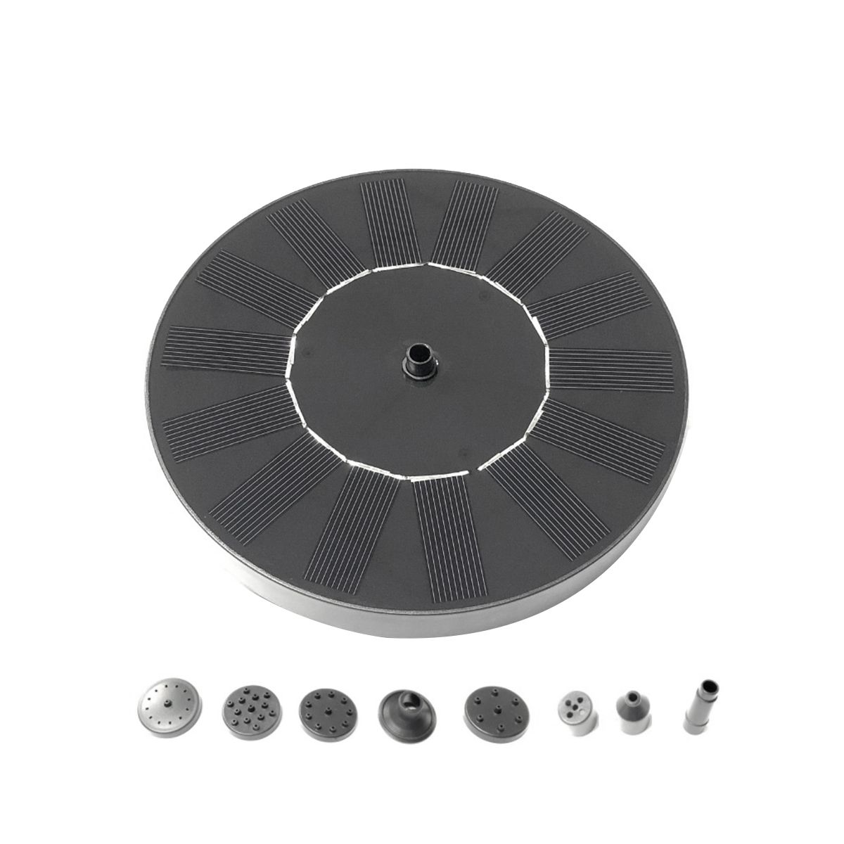 160mm Mini Solar Water Fountain Pool Pond Waterfall Garden Decoration Outdoor Bird Bath Solar Powered Fountain Floating