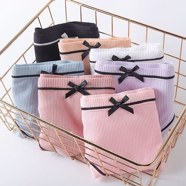 Full Cover Pure Cotton Ladies Panties- 6ps