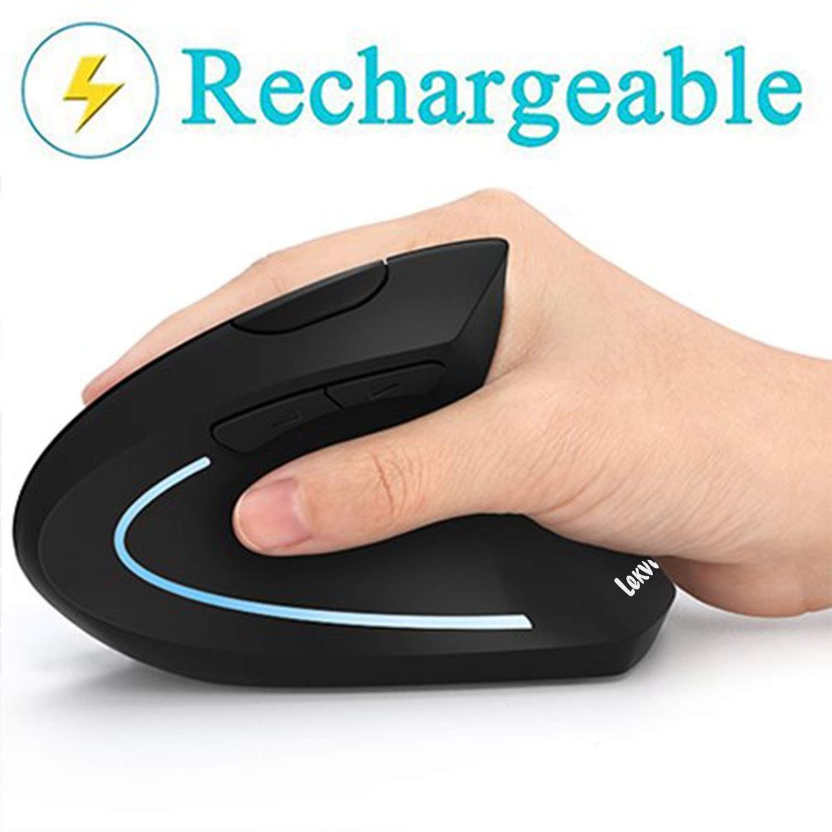 Rechargeable Optical Vertical Wireless Mouse Ergonomic Mouse