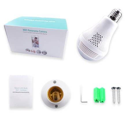 Wifi Smart Bulb Security Camera--1080IP 360°