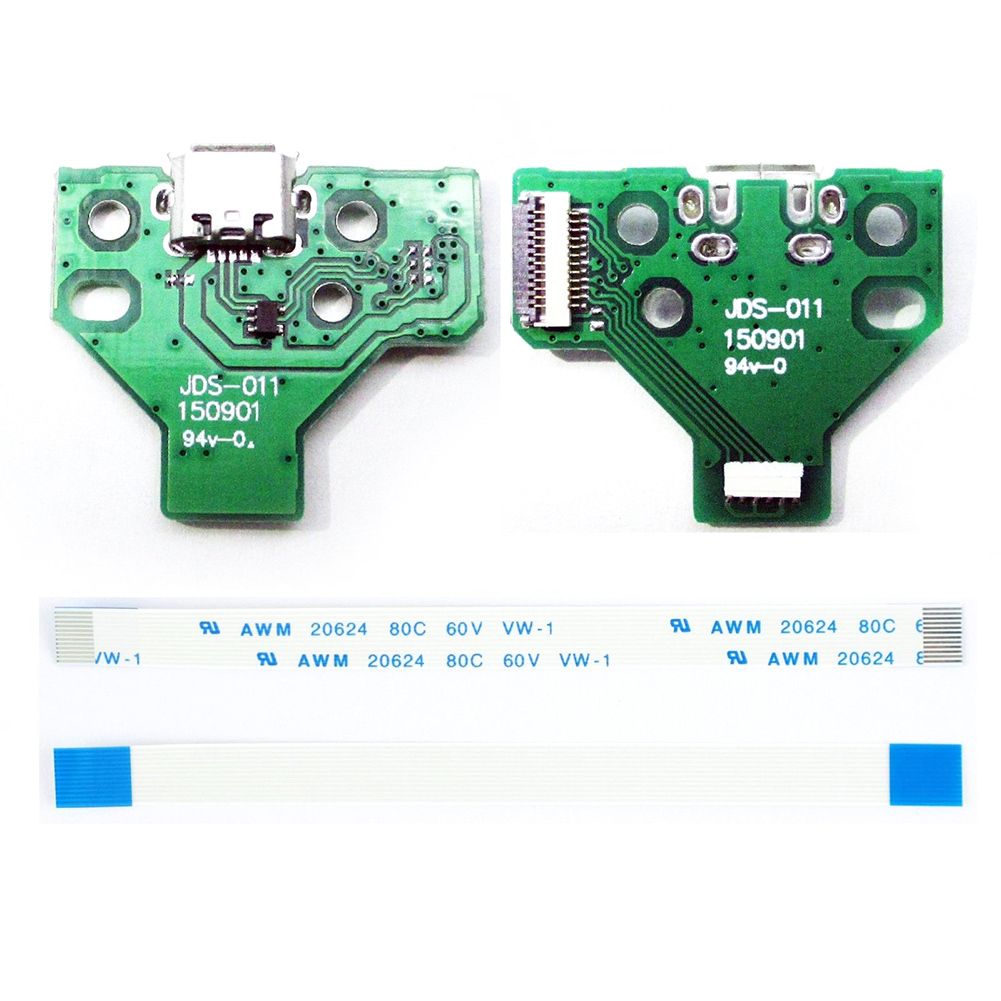 2Pcs USB Charging Port Board For Sony PS4 Controller-