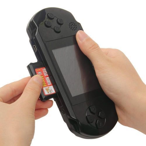 Kids Single Player Portable 16 Bit PXP3 Handheld Game Player-BLACK