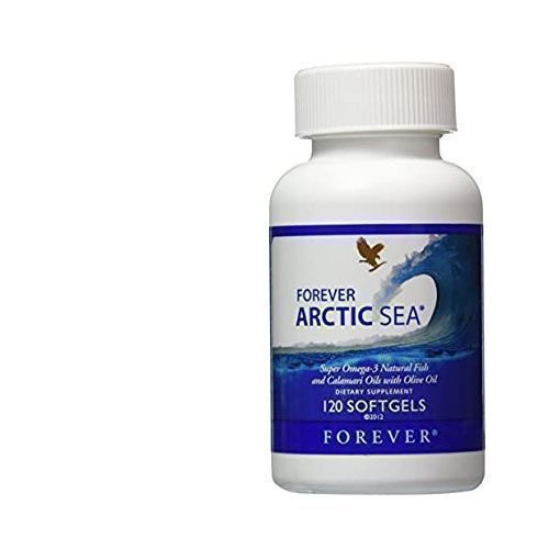 Forever Arctic-Sea Super Omega-3 Natural Fish Calamari Oils With Olive Oil, 120 Soft Gels