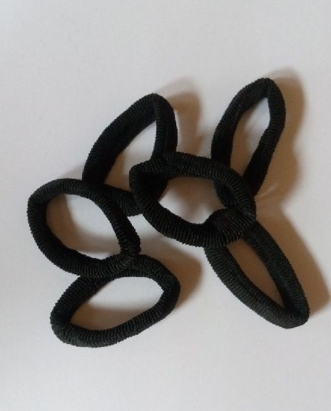 6pcs Elastic Rubber Hair Ties Bowknot Band