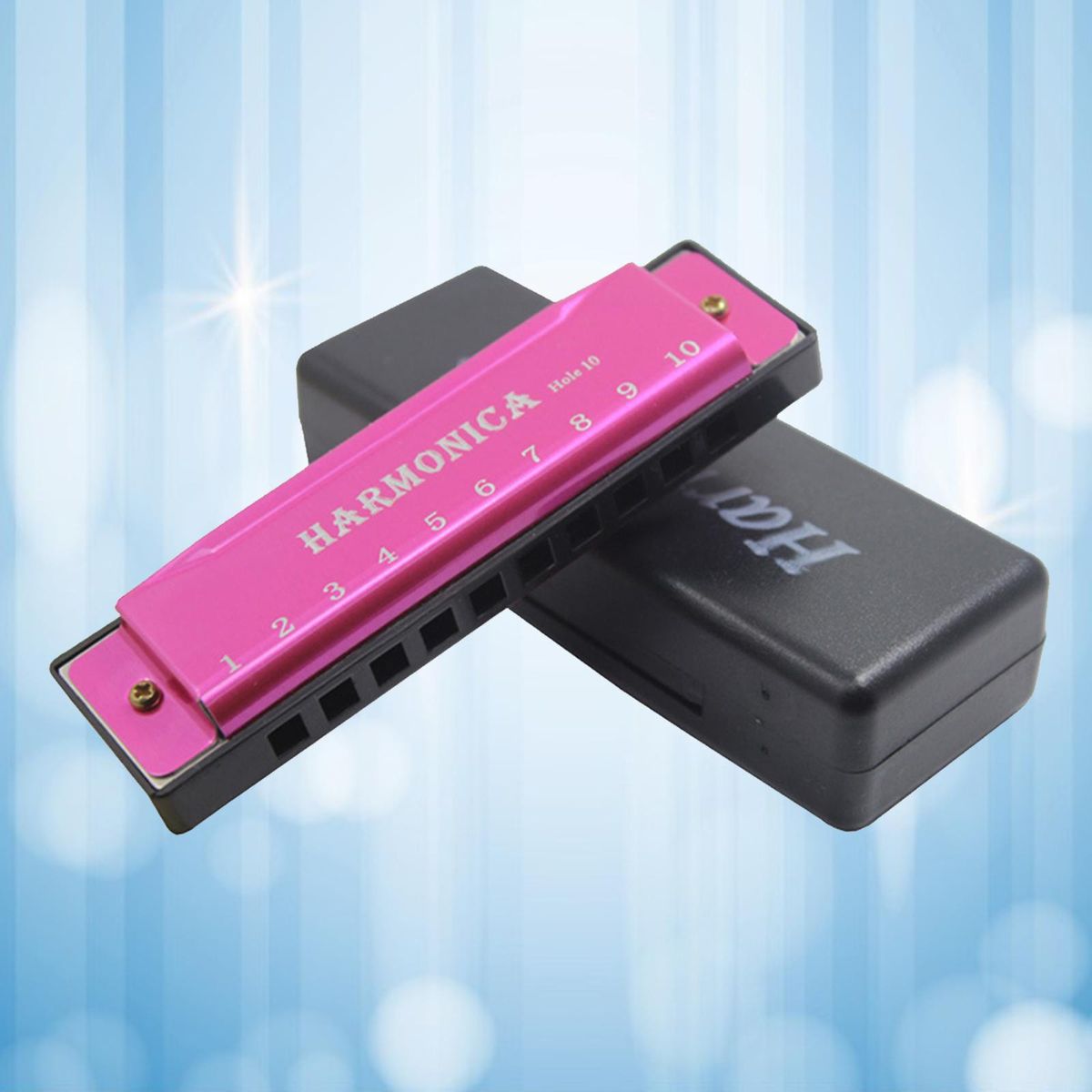 Harmonica For Kids Adult Beginner Key Of C Diatonic Pink