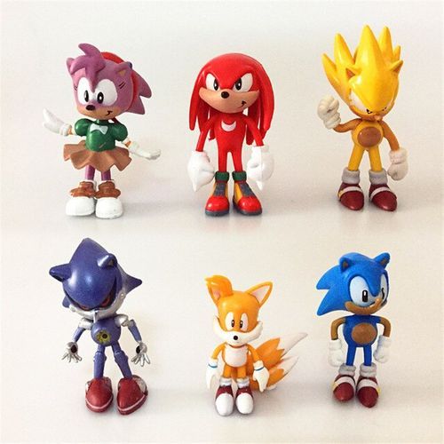 Collectible Figure 6pcs Sonic The Hedgehog