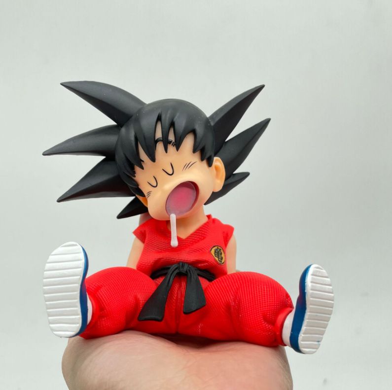Anime Dragon Ball Figure Childhood Son Goku Model Toy GK Sleeping Scene Doll Decoration Toys Gift 10CM Dragon Ball(#1PCS)