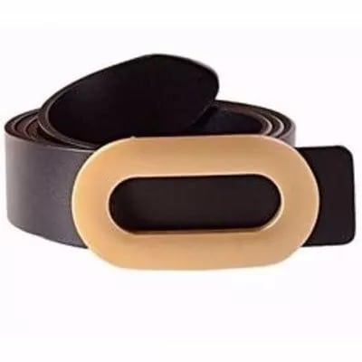 Men's Leather Belt - Black