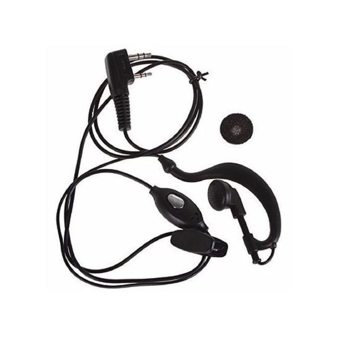 Walkie Talkie Earpiece - Black
