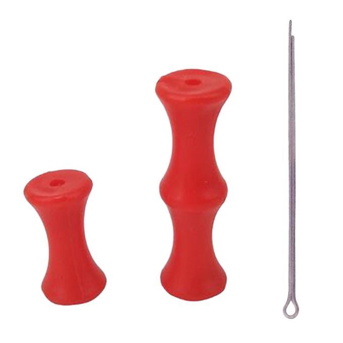 Archery Bowstring Finger Saver  Finger Guards Silicone Protector Red