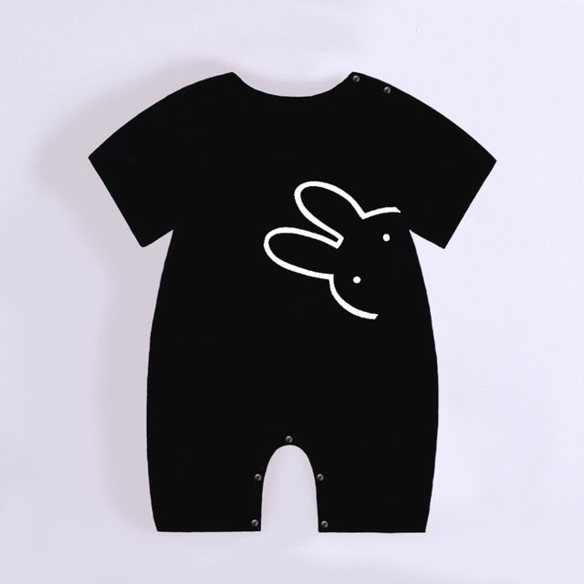 Cotton Short Sleeve Romper Clothes Infant Rabbit Jumpsuit