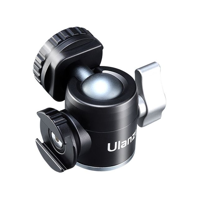 Ulanzi Tripods Cold Ballhead Mount U-60 With Dual Shoe Mini