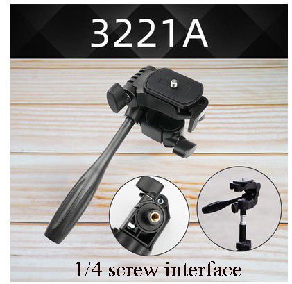 Three-way Micro Mobile Head Handle PTZ SLR Phone Camera