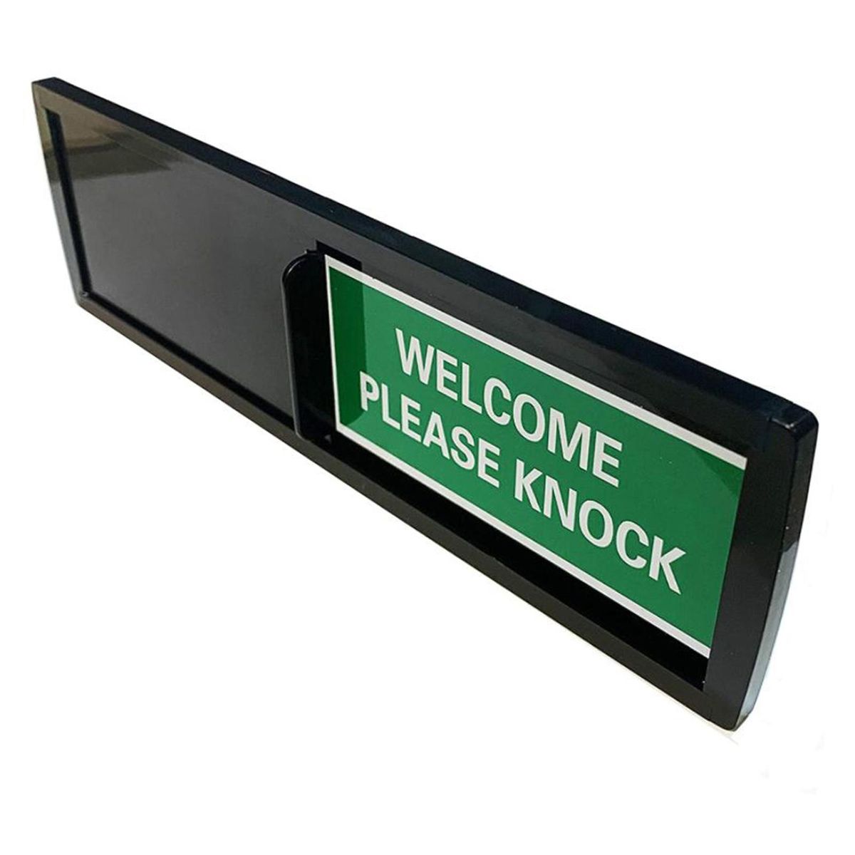 Self-Adhesive Privacy Do Not Disturb Sign For Business Office Black