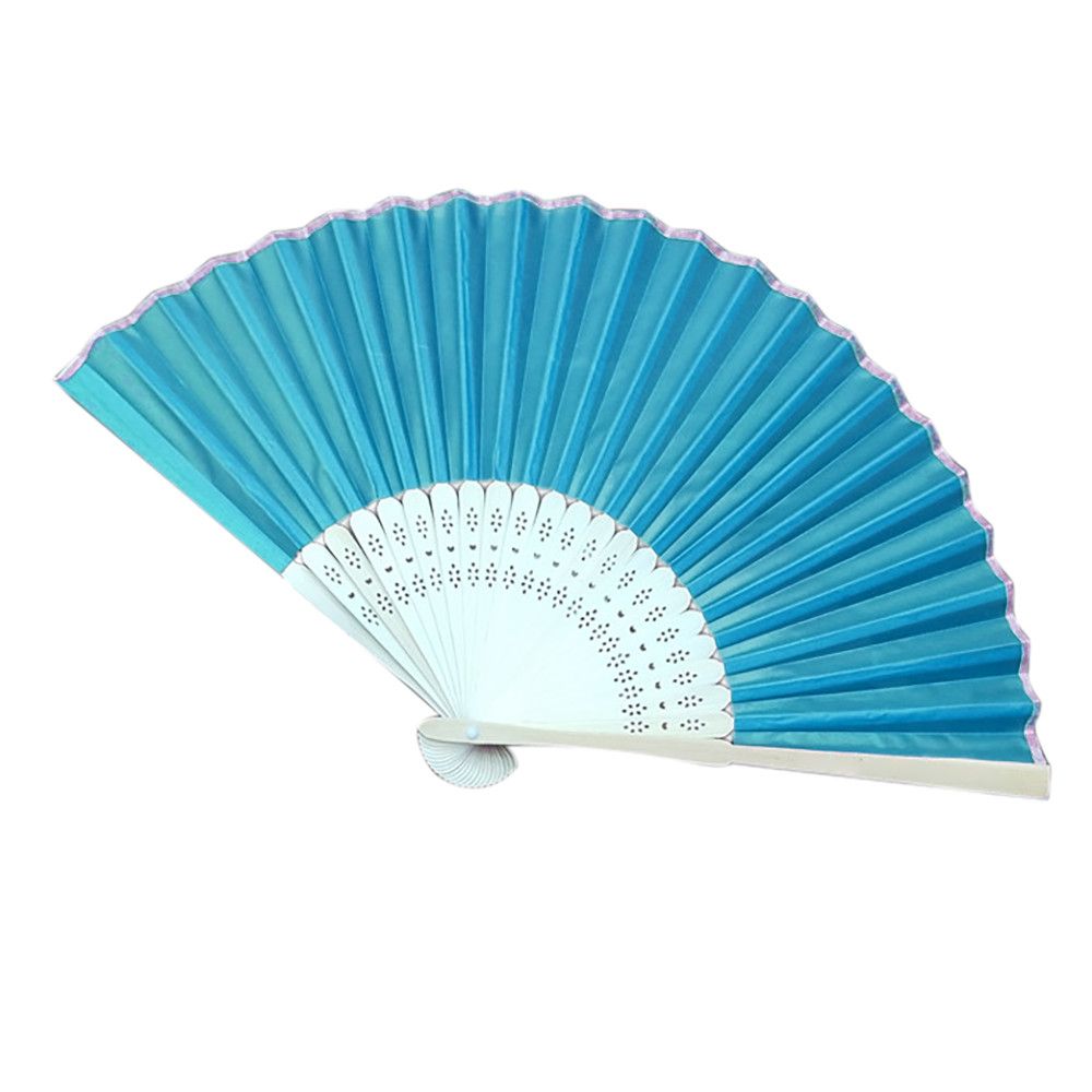 Decor Wedding Folding Hand 38CM Silk Style Fan Fan Held Chinese Party Bamboo