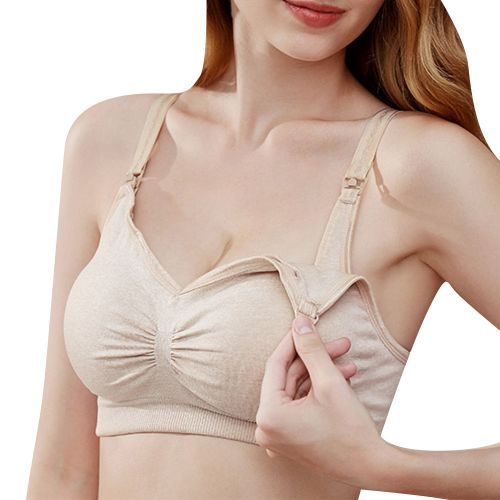 Front Closure Nursing Bra Full Coverage Supportive Breastfeeding Bra