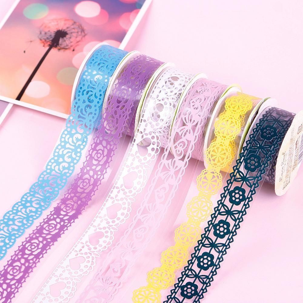 BUYINCOINS 15mm Wide Decorative Craft Paper Washi Tape Book Decor DIY Making Sticker Black 235357 Color-0