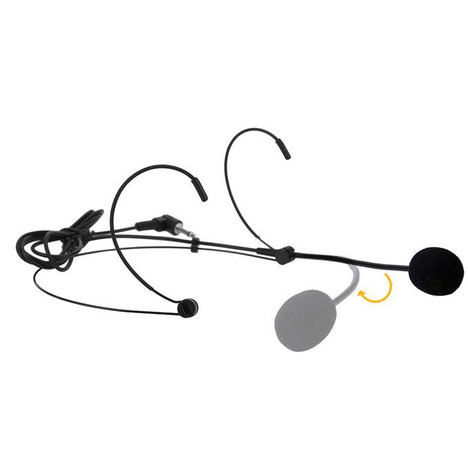 Uni-Directional Head-mounted Headworn Headset Ear-hook