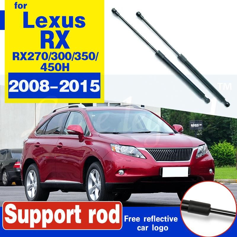 2Pcs Bonnet Hood Lift Supports Shock s For LEXUS RX RX270 RX300 RX3 RX4H 2008-2015 Hood s Spring Bracket