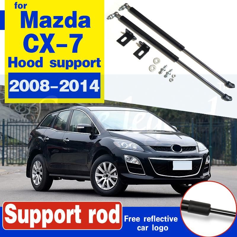 Car Engine Cover Supports s Rod Front Bonnet Hood Lift Hydraulic Rod  Spring Shock Bar for Mazda CX7 CX-7 2008-2014