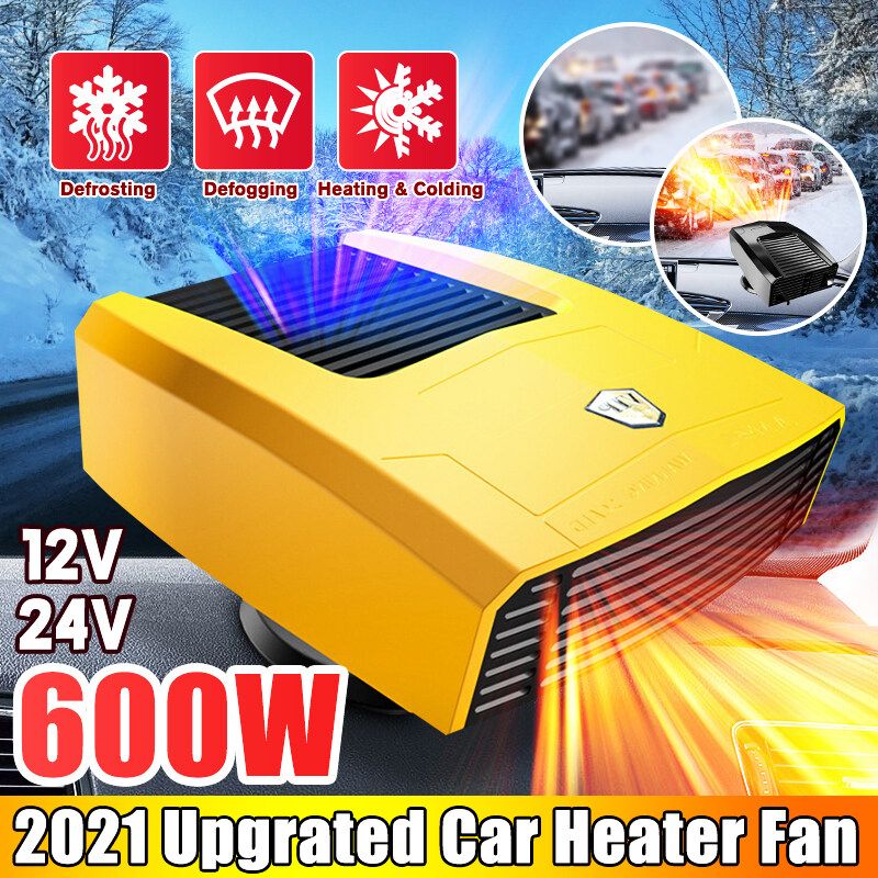 12V/24V 180W 360° Portable Car Air Heater Cooling Fan Windscreen Defogging