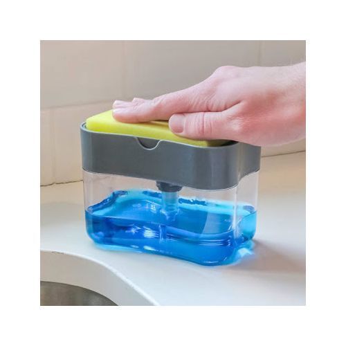 Unique Compact Soap Pump And Sponge Caddy