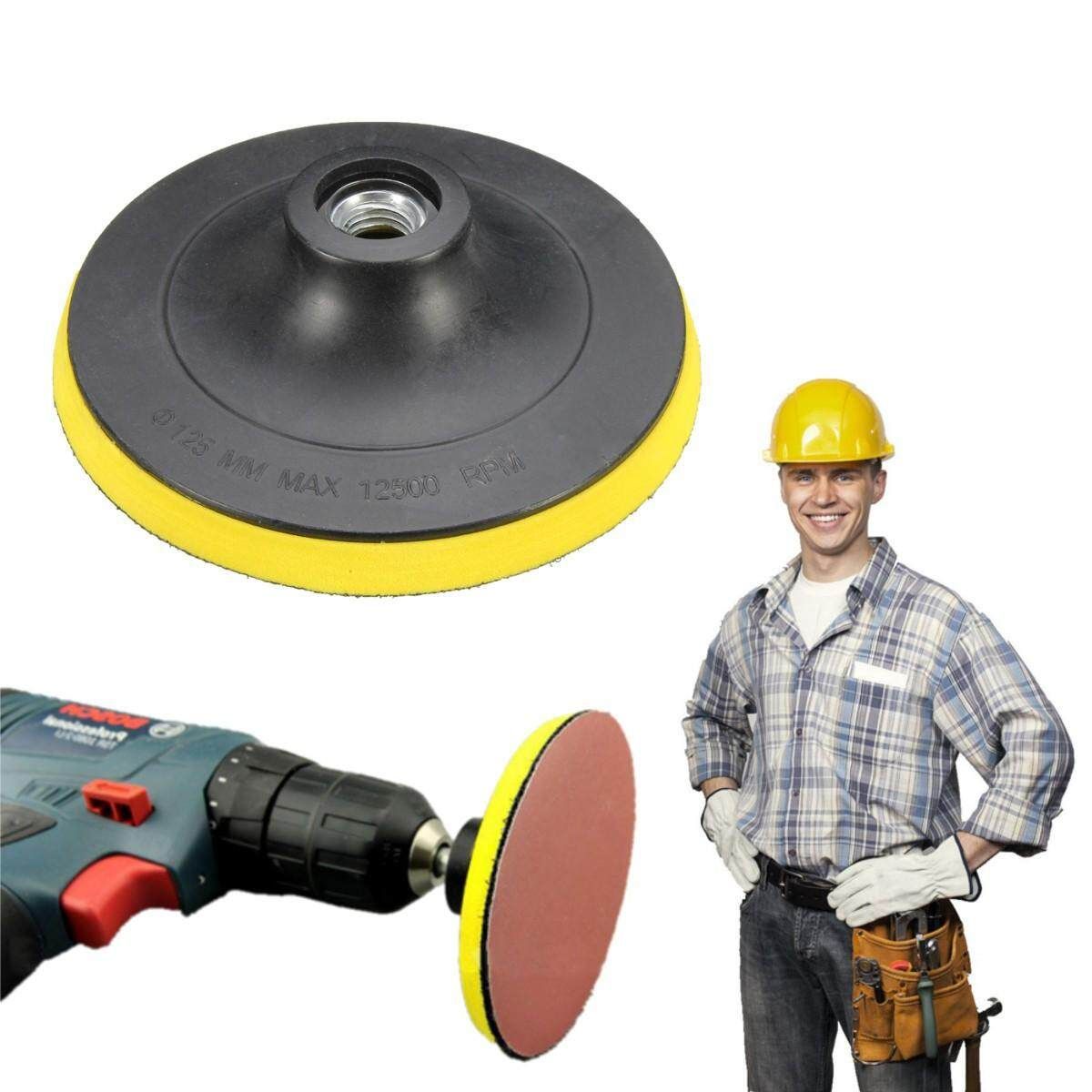 125mm/5inch Backing Pad Hook&Loop Pad Without Drill Attachment Sanding Disc Part