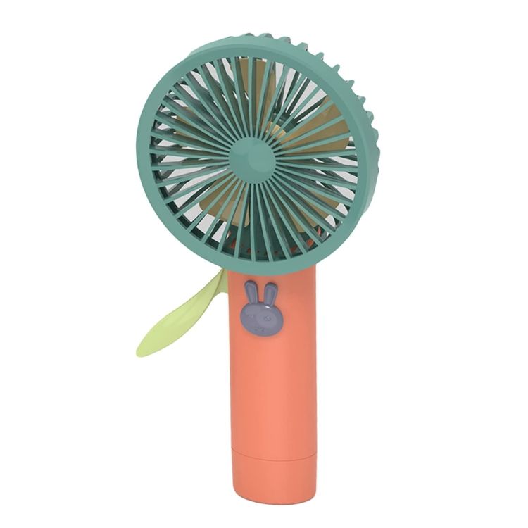 Hand Pressed Handheld Children Small Fan Bunny